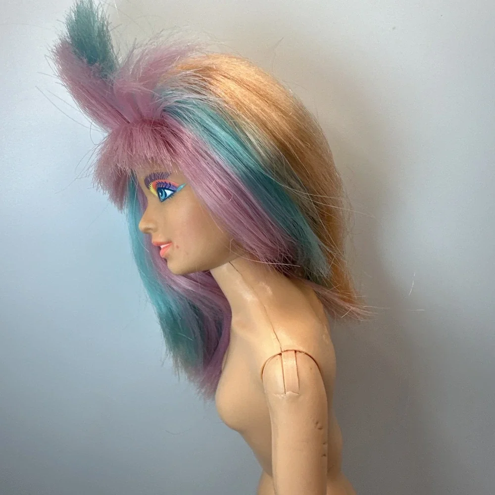 1986 Jem & The Holograms Danse Truly Outrageous Doll Hasbro #4208 Nude Vintage